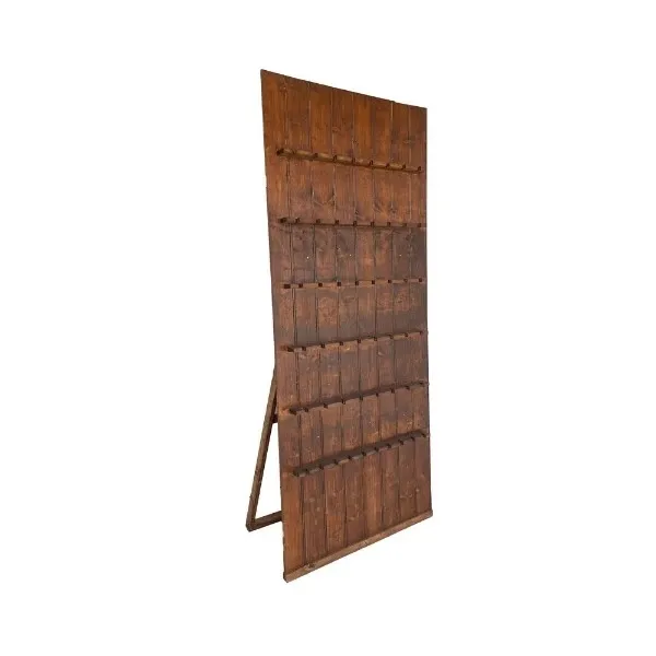 Champagne muur - hout