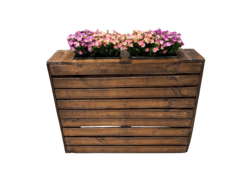 Bloembak - diepbruin hout - met sierplanten verhuur venray_1761034652.png