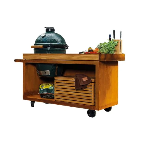 Barbecue tafel -  met Big Green Egg