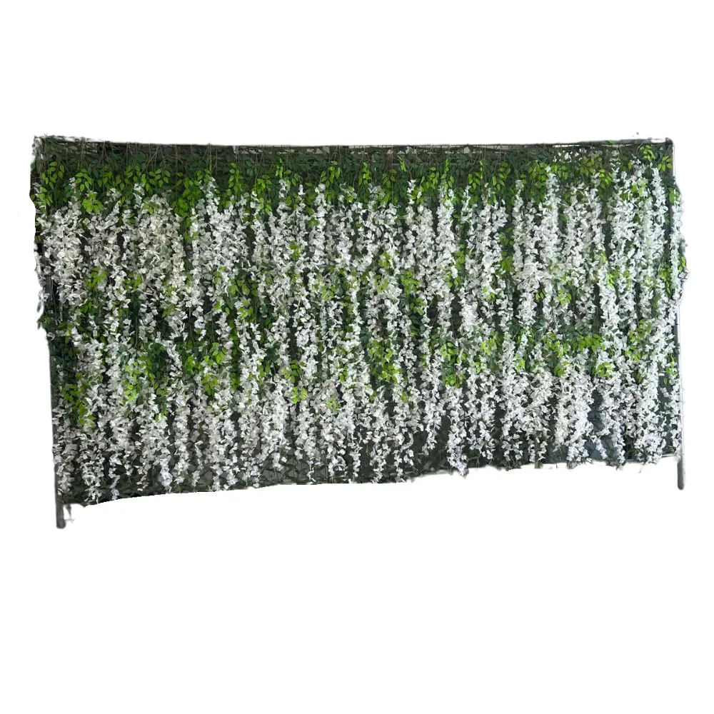 Bouwhek inclusief bloemendecoratie