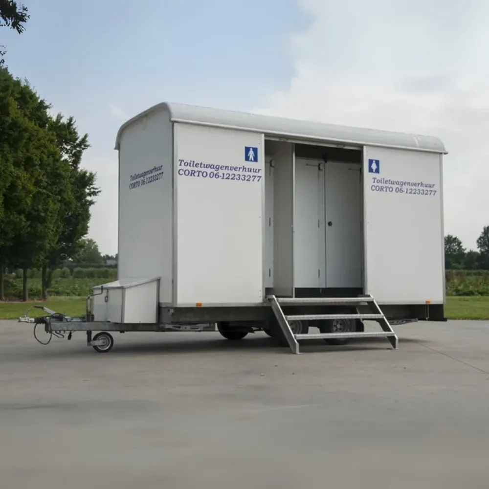 Toiletwagen groot standaard - 350 personen